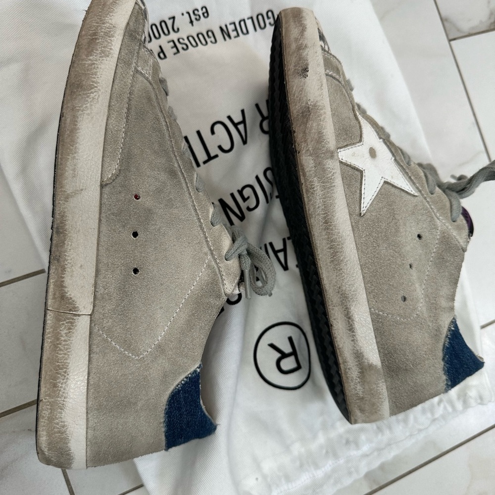 Golden Goose Superstar Python Print Suede Sneaker… - image 3